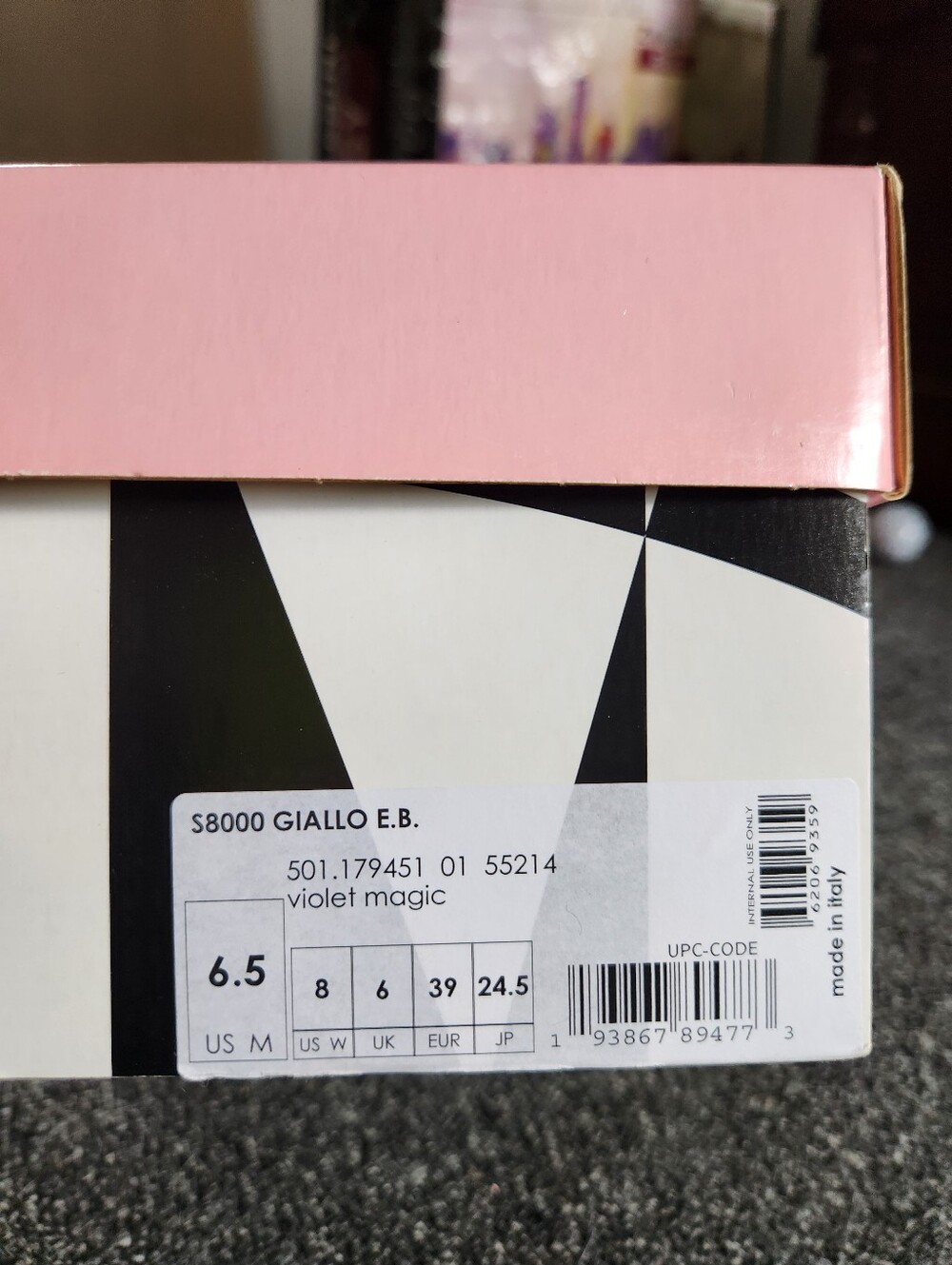 Diadora x Extra Butter S8000 Suspiria Sneakers in Violet Magic - Picture 9 of 9